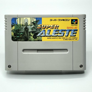 動作品 SFC スーパーアレスタ SUPER ALESTE コンパイル COMPILE SHVC-AT スーパーファミコン 箱・説なし レア