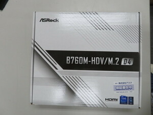 【新品】ASRock製 LGA1700マザーボード(14世代対応) B760M-HDV/M.2 D4