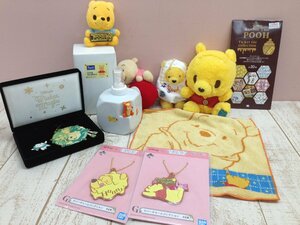 ◇ディズニー 《大量セット》《未開封品あり》くまのプーさんグッズ 10点 ぬいぐるみ ラバーチャームほか 4P69 【80】