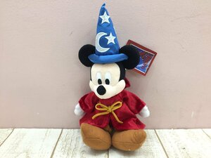 ◇ディズニー 《未使用品》TDL トゥーンタウン ミートミッキー ぬいぐるみバッジ 魔法使いの弟子 ファンタジア タグ付 5P134 【60】