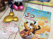 ◇ディズニー 《大量セット》《未開封品あり》周年グッズ 10点 ビニールバッグ ぬいぐるみバッジほか 6P190 【80】_画像4