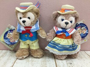 * Disney TDS Duffy Shellie May soft toy badge 2 point Hello f rom cape kodo2010 tag attaching 6P5 [60]