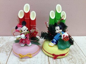 * Disney TDR Mickey minnie figure New Year 2 point . pine lion Mai transverse flute peace thing kimono 6X65 [60]