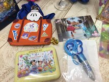 ◇ディズニー 《大量セット》《未開封品あり》周年グッズ 10点 ミッキー ミニー ぬいぐるみバッジ ビニールバッグ他 6P171 【80】_画像2