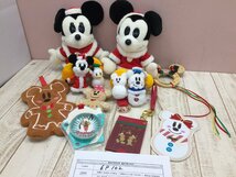 ◇ディズニー 《大量セット》《未開封品あり》クリスマスグッズ 12点 ミッキー ミニー ぬいぐるみほか 6P102 【80】_画像6