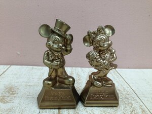 * Disney TDL Mickey minnie bronze изображение фигурка украшение 2 пункт 6X61 [60]