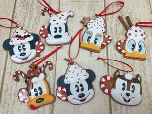 * Disney Mickey minnie Donald daisy Pluto Goofy chip ornament 7 point 6P56 [60]