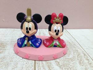 ◇ディズニー TDR ミッキー ミニー フィギュア ひな人形 ひな祭り お内裏様 おだいりさま 6X57 【60】