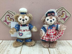 * Disney TDS Duffy Shellie May soft toy badge 2 point tag attaching Suite 6P86 [60]