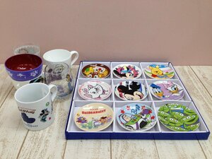 * Disney Mini plate set mug glass another 6 point Mickey Donald little green men another 6L11 [ large ]