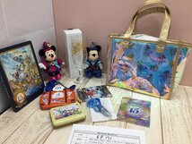 ◇ディズニー 《大量セット》《未開封品あり》周年グッズ 10点 ミッキー ミニー ぬいぐるみバッジ ビニールバッグ他 6P171 【80】_画像6