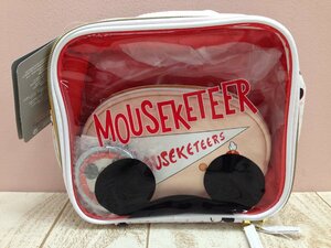 ◇ディズニー 《未使用品》ミッキーマウス ポーチ タグ付き MOUSEKETEER 6M87 【80】