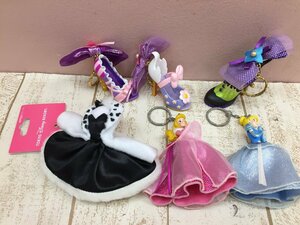 ◇ディズニー 《未使用品あり》プリンセス フィギュア オーナメント キーチェーン 6点 シンデレラ オーロラ姫他 6M12 【60】