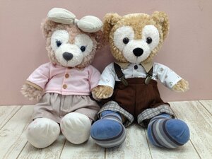 ◇ディズニー TDS ダッフィー シェリーメイ ぬいぐるみ 2点 6L122 【80】