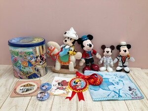 * Disney { large amount set } Mickey Mouse soft toy soft toy badge towel another 10 point 6L88 [80]