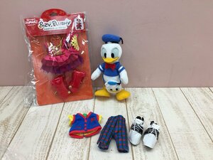 * Disney { unopened goods equipped } minnie Donald Poe Jeep lasi- soft toy costume 4 point 7X64 [80]