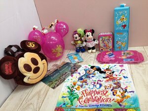 ◇ディズニー 《大量セット》《未開封品あり》周年グッズ 10点 ぬいぐるみバッジ バッグ タオルほか 7X142 【80】