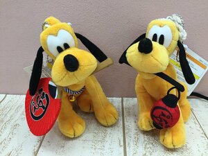 * Disney TDR Pluto soft toy badge 2 point tag attaching 7P96 [60]