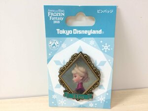  Disney { unused goods }TDL hole . L sa. Frozen fantasy 2018 L sa pin badge 7A49 [60]