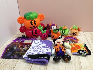 * Disney { large amount set }TDR Halloween goods 12 point Mickey soft toy badge Popcorn bucket another 8L92 [80]
