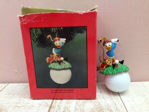 * Disney Enescoenesko Donald Duck figure ornament Golf 8M100 [60]