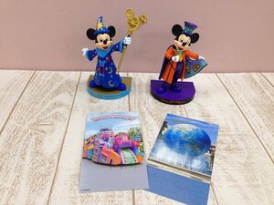 ◇ディズニー TDL TDS ミッキーマウス フィギュアリン 2点 ハロウィン2011 10周年 8X112 【80】