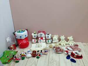* Disney { large amount set } Christmas goods 11 point soft toy snow snow another 8X149 [80]