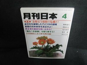 月刊日本　2010.4　民主党の暴走を食い止める　日焼け有/UEQ