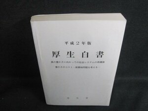 平成2年版　厚生白書　厚生省　押印有・汚れシミ日焼け有/VAF