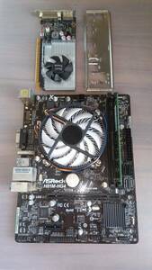 ASROCK H81M-HG4 + Intel Xeon E3 1231 v3 + NVIDIA Geforce GT635 + DDR3メモリ 8GB