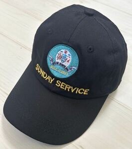 kanye west カニエウェスト SUNDAY CERVICE サンデイサービス キャップ CAP ネイビー