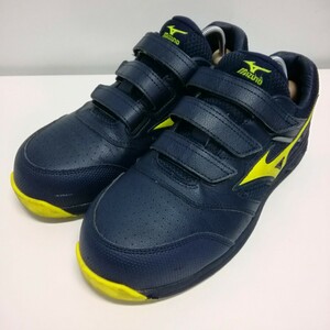 MIZUNO Mizuno sneakers shoes shoes 26cm F1GA210114 ALMIGHTY LS Ⅱ 22L almighty safety shoes work shoes Work navy 