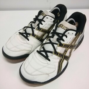 asics アシックス スニーカー シューズ 靴 27.5cm THH534 GEL-SQUAD ゲルスカッド ハンドボールシューズ ホワイト 