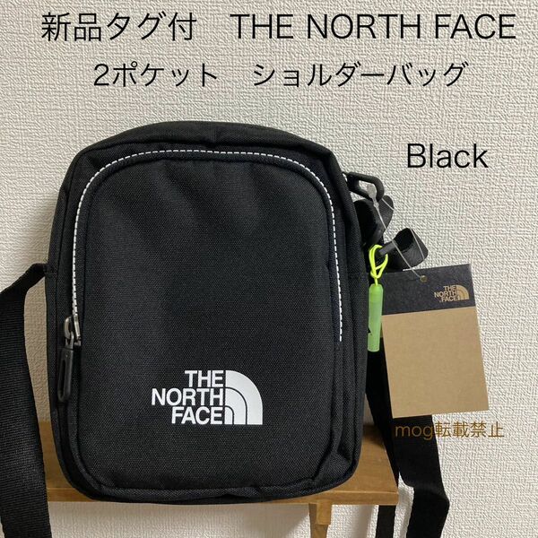 THE NORTH FACE 新品タグ付　ノースフェイス 【2ポケット　ショルダーバッグ】黒