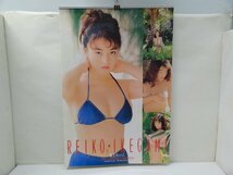 8▲/か0048　池上れいこ (池上麗子) 1995年 セクシーカレンダー B2サイズ 7枚綴り_画像1