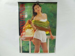 6^/.0042 Tanaka Minako 1992 year calendar B3 size 7 sheets ..