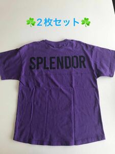 Tシャツ キッズ バックロゴプリント半袖Tシャツ サイズ160cm、170cm