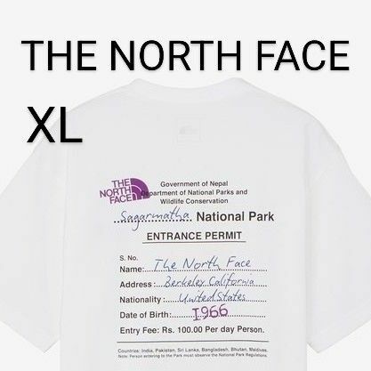 ※【新品未着用】THE NORTH FACE 半袖 Ｔシャツ NT32439 ホワイト XＬ