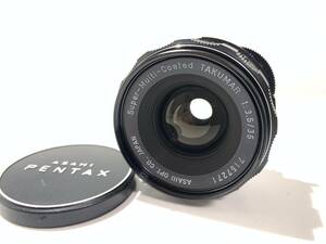 【実用美品】ペンタックス PENTAX SUper-Multi-Coated TAMUMAR 35mm F3.5 M42 マウント レンズ (同梱OK)S689