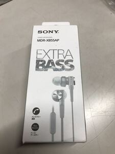 Y 家７★未使用★激安 SONY ソニー ステレオ イヤ レシーバー MDR-XB55AP EXTRA BASS イヤホン オーディオ機器 現状