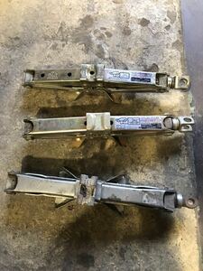 Yreji2* Showa Retro *3 point set jack up car jack car tool maintenance Vintage that time thing period thing Mai pcs small articles Junk present condition 