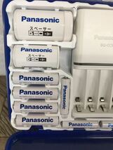 Y 家７★通電確認済★激安！ Panasonic/パナソニック eneloop/エネループ ニッケル水素電池　充電器セット K-KJ53MCC84 ジャンク 現状　　_画像2