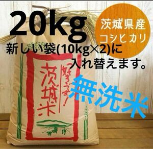 【無洗米】コシヒカリ 20kg 古米(令和4年) 茨城県産