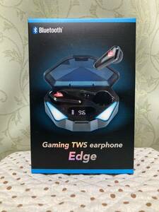 gaming tws earphone edge 充電ケース付きイヤホン　Bluetooth ゲーミングTWSイヤホンEdge プライズ品　非売品