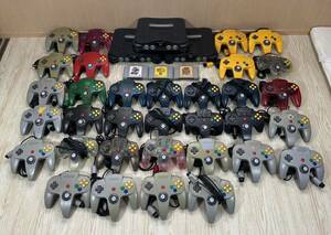 1 jpy ~Nintendo64 N64 Nintendo nintendo junk controller set sale Nintendo 64 body 