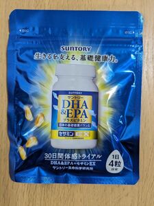 新品未開封　サントリー DHA&EPA プラスビタミン セサミンEX　120粒