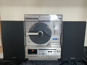 昭和レトロ ダイヤトーン バーティカルミュージックセンター レコードプレーヤー x-10/ss-11 セットアップコンポ 縦型 DIATONE 2個口発送