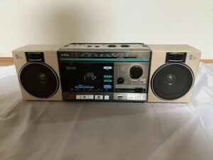 AIWA Aiwa stereo radio cassette recorder CS-J25 white white radio-cassette 