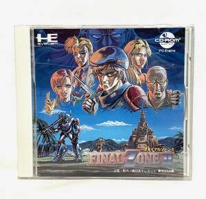 【B】【11518】☆★ 【送料無料】ファイナルゾーンⅡ RENO 日本テレネット PCエンジン CD-ROM2 PCE 起動チェック済み 現状品★☆ 