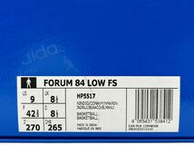 新品・27cm・ORIGINALS FORUM 84 LOW FS アディダス オリジナルス フォーラム 84 ロー FS_画像10